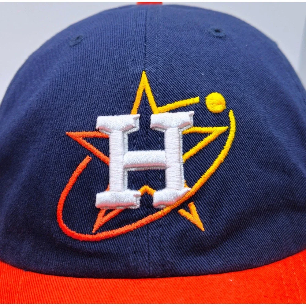 47 Brand Houston Astros MLB Baseball Cap Navy Orange Adjustable Hat OSFA